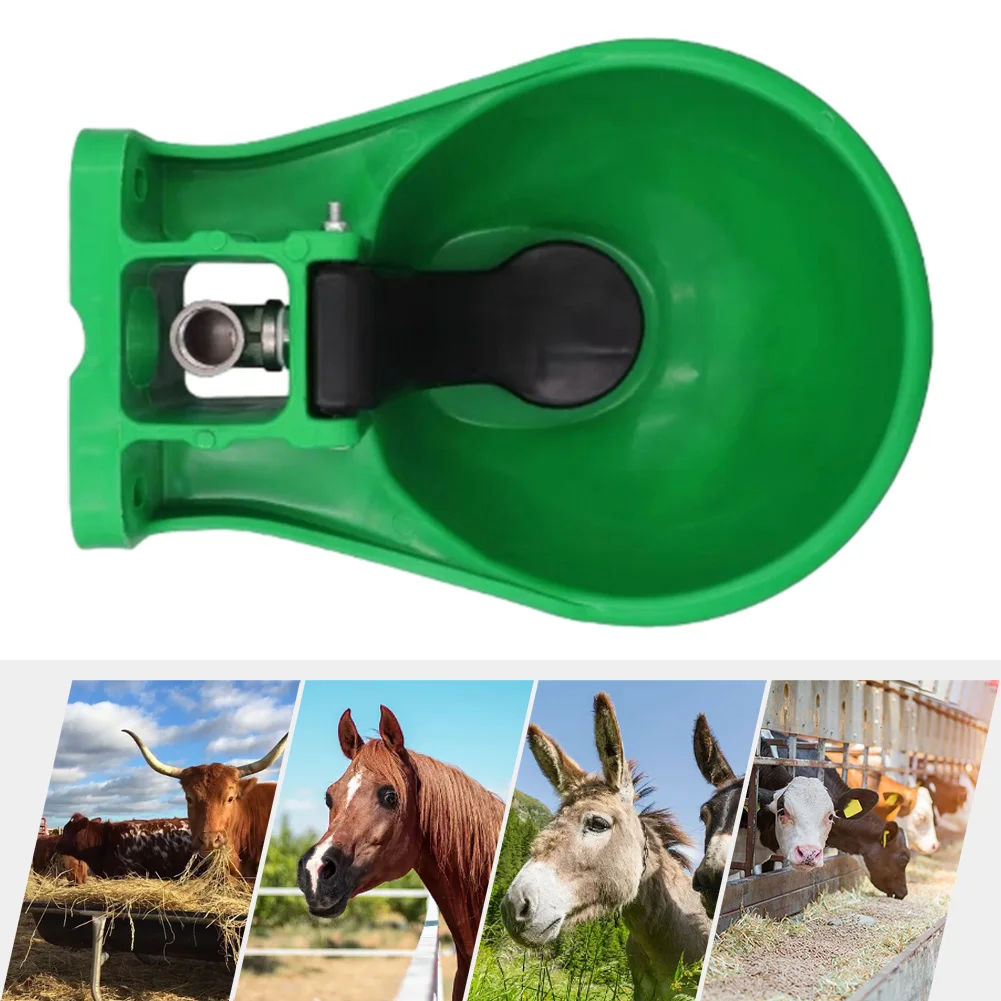 30CM Automatic Cattle Drinker Plastic Cattle Drinking Cup Versatile Large Capacity Livestock Supplies for Cattle Horse Donkey 
30CM Automatic Cattle Drinker Plastic Cattle Drinking Cup Versatile Large Capacity Livestock Supplies for Cattle Horse Donkey
