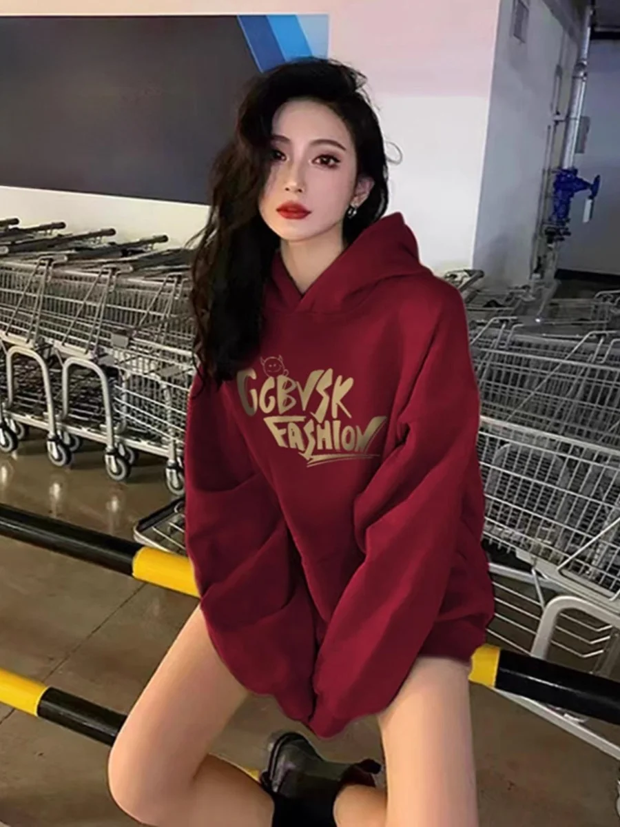 Thiened Hooded American Sle Women's Sweatirt Winter Outerwear Casual Jaet New Arrival Faionable 2026 Cotton Polyest...
Thiened Hooded American Sle Women's Sweatirt Winter Outerwear Casual Jaet New Arrival Faionable 2026 Cotton Polyest...