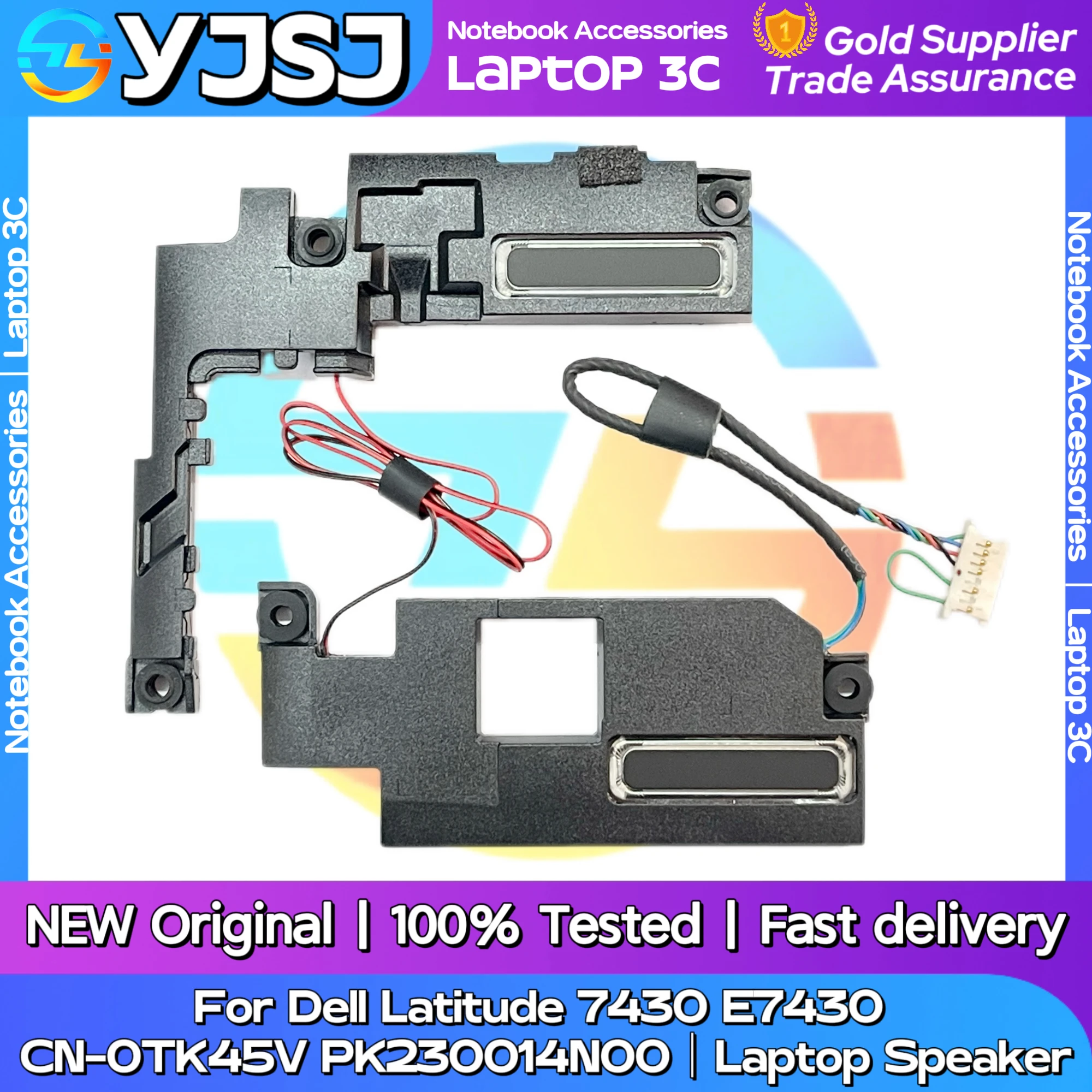 New Original Laptop Notebook Audio Speaker For DELL Latitude 7430 E7430 built-in speaker horn audio CN-02D9DY
New Original Laptop Notebook Audio Speaker For DELL Latitude 7430 E7430 built-in speaker horn audio CN-02D9DY