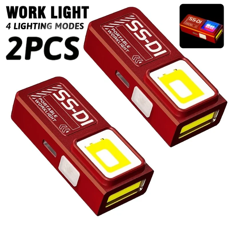 Светодиодный мини-фонарик COB с USB-зарядкой, портативный рабочий фонарь с магнитом, для активного отдыха, походов, рыбалки, аварийных ситуаций
Светодиодный мини-фонарик COB с USB-зарядкой, портативный рабочий фонарь с магнитом, для активного отдыха, походов, рыбалки, аварийных ситуаций