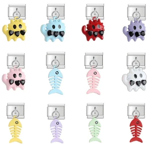2025 Wholesale Women Fashion Cute Cat Fish Italian Charm Fit 9mm Stainless Steel Bracelet Drop Shipping Gift Jewelry
2025 Wholesale Women Fashion Cute Cat Fish Italian Charm Fit 9mm Stainless Steel Bracelet Drop Shipping Gift Jewelry