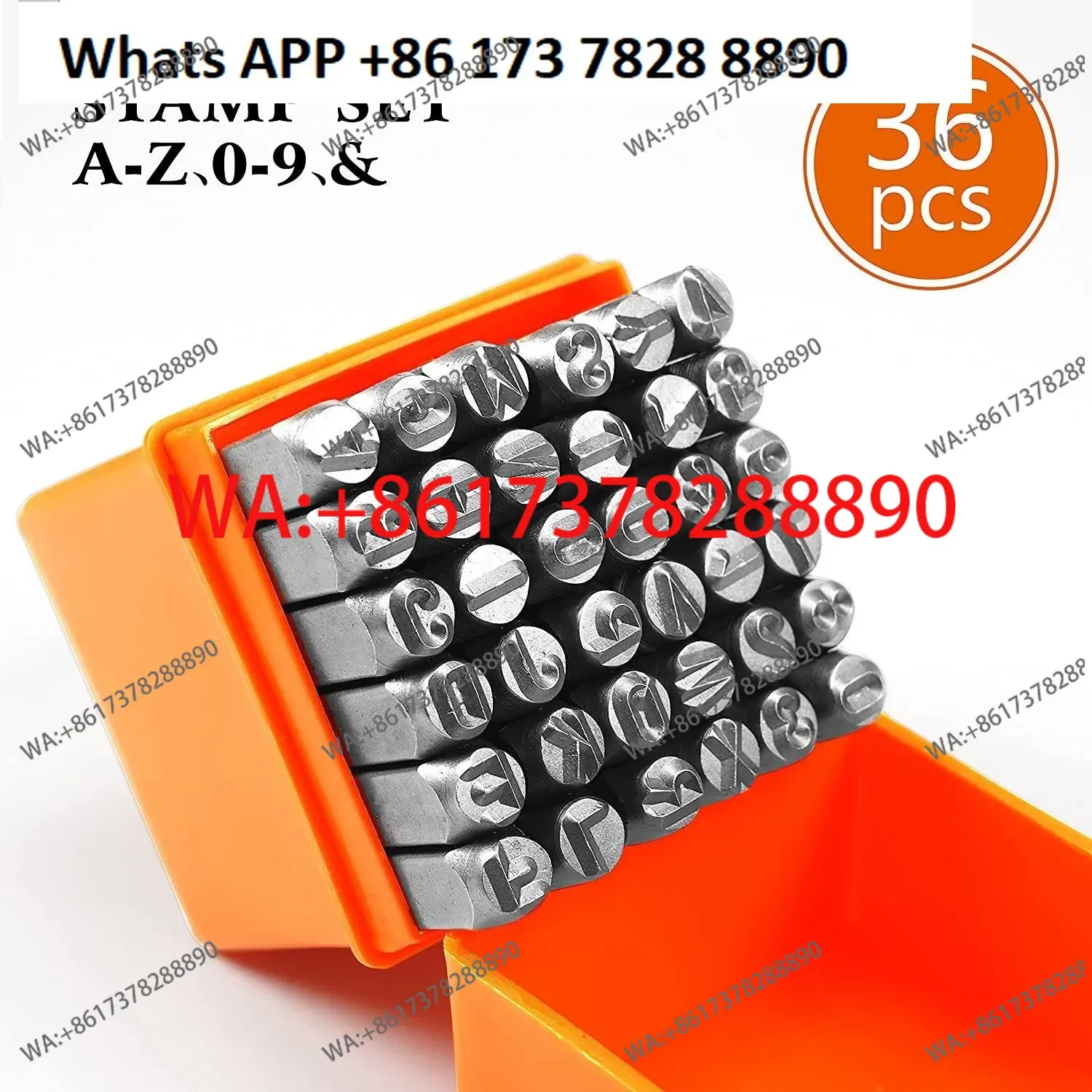 36-Piece set of writing uppercase alphanumeric steel stamp punch flower chisel gold and silver jewelry chisel engraving
36-Piece set of writing uppercase alphanumeric steel stamp punch flower chisel gold and silver jewelry chisel engraving