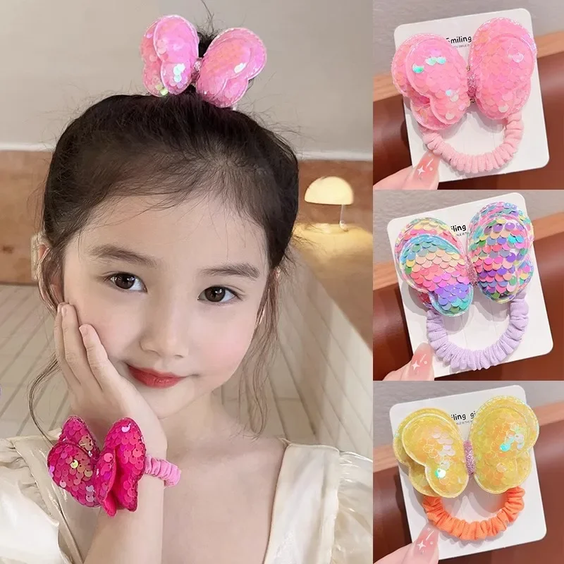 Girl Hair Accessory Sequin Butterfly Hair Rope Children's Hair Circle Tie High Ponytail Headband Girl Rubber Band Headband
Girl Hair Accessory Sequin Butterfly Hair Rope Children's Hair Circle Tie High Ponytail Headband Girl Rubber Band Headband