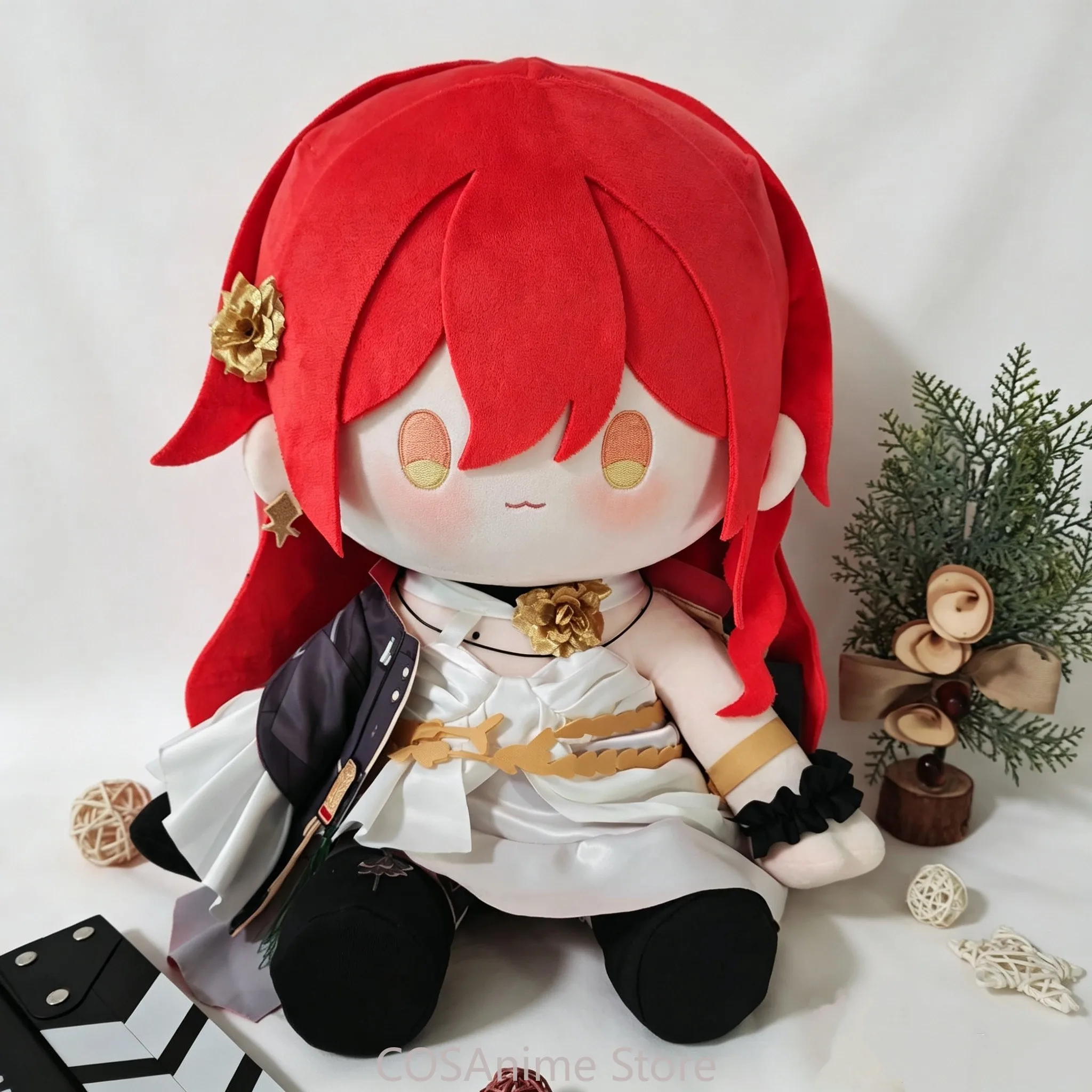 Himeko Honkai: Star Rail 40cm Anime Plushie Sitting Posture Plush Stuffed Body Costume Sets Cotton Change Clothes Mascot
Himeko Honkai: Star Rail 40cm Anime Plushie Sitting Posture Plush Stuffed Body Costume Sets Cotton Change Clothes Mascot