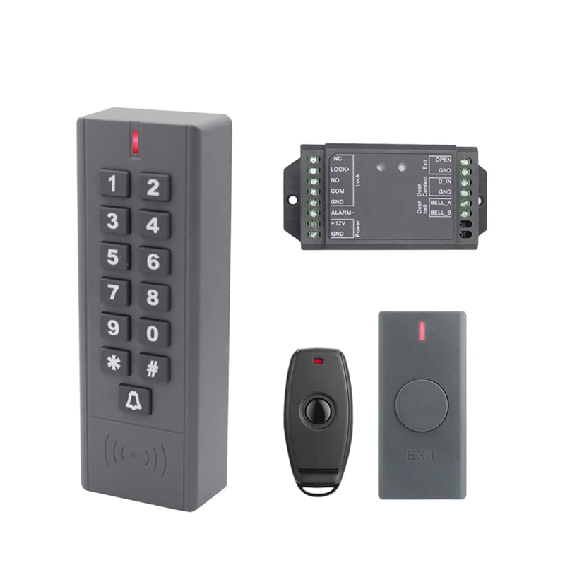 RISE-Waterproof Door Lock Remote Control Access Control 125Khz ID /IC Card RFID Access Control Wireless Keypad Control Reader
RISE-Waterproof Door Lock Remote Control Access Control 125Khz ID /IC Card RFID Access Control Wireless Keypad Control Reader