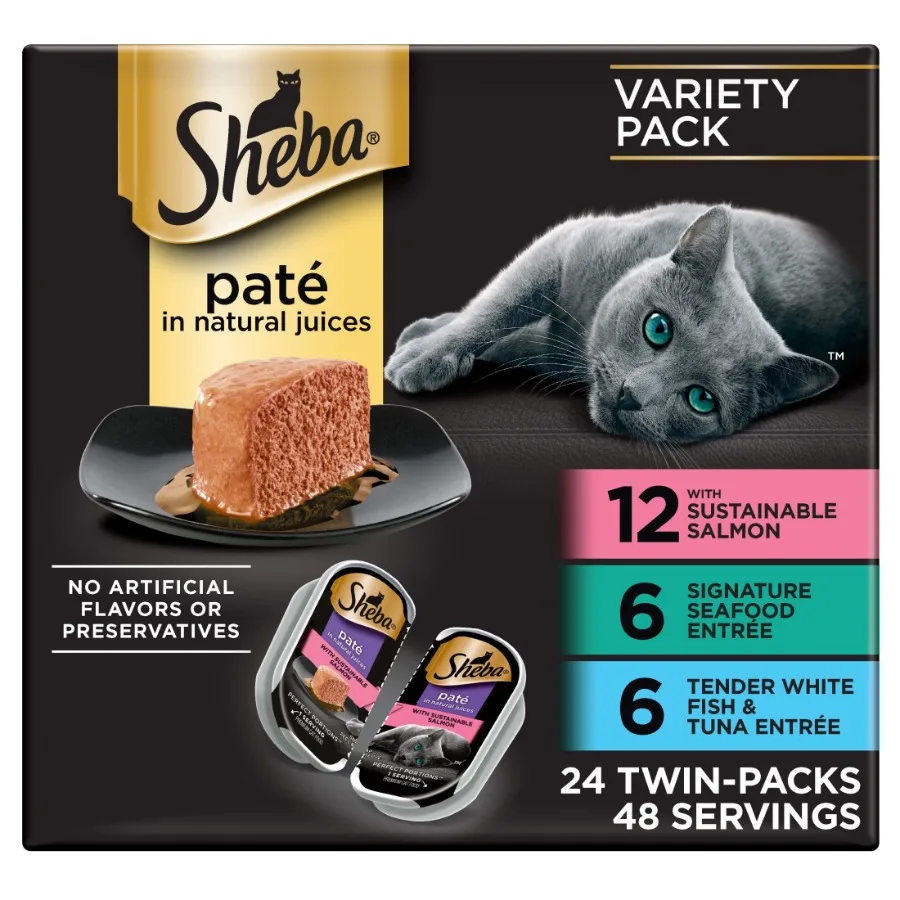 Набор влажного корма для кошек Perfect Portions Variety Pack, паштет, 2,6 унции, двойная упаковка, разнообразие вкусов и текстур для увлекательного ужина
Набор влажного корма для кошек Perfect Portions Variety Pack, паштет, 2,6 унции, двойная упаковка, разнообразие вкусов и текстур для увлекательного ужина