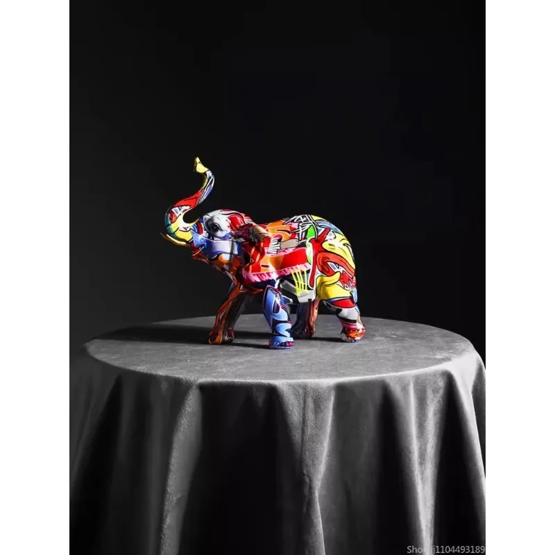 Modern Creative Graffiti Animal Figurine Trendy Resin Home Decor for Living Room Office Desktop Accent Decor Gothic Decor
Modern Creative Graffiti Animal Figurine Trendy Resin Home Decor for Living Room Office Desktop Accent Decor Gothic Decor
