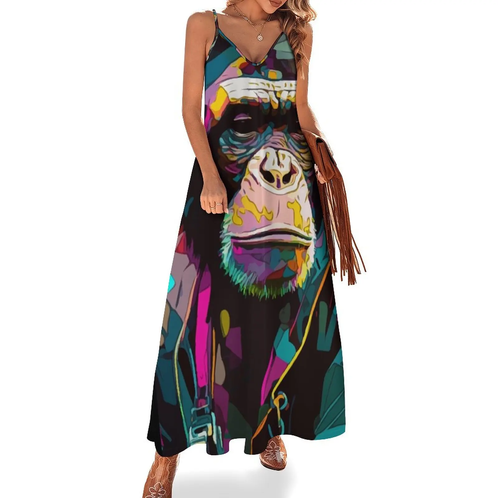 DJ Chimp Sleeveless Long Dress Elegant gown wedding guest dress 2025 prom dresses women long dresses Dress
DJ Chimp Sleeveless Long Dress Elegant gown wedding guest dress 2025 prom dresses women long dresses Dress