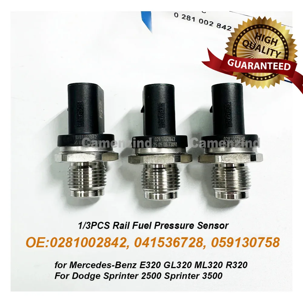 1/3PCS 0281002842 Fuel Injection Pressure Sensor 0281002843 281002842 For D-odge Sprinter 3500 Benzz E-CLASS S-CLASS
1/3PCS 0281002842 Fuel Injection Pressure Sensor 0281002843 281002842 For D-odge Sprinter 3500 Benzz E-CLASS S-CLASS