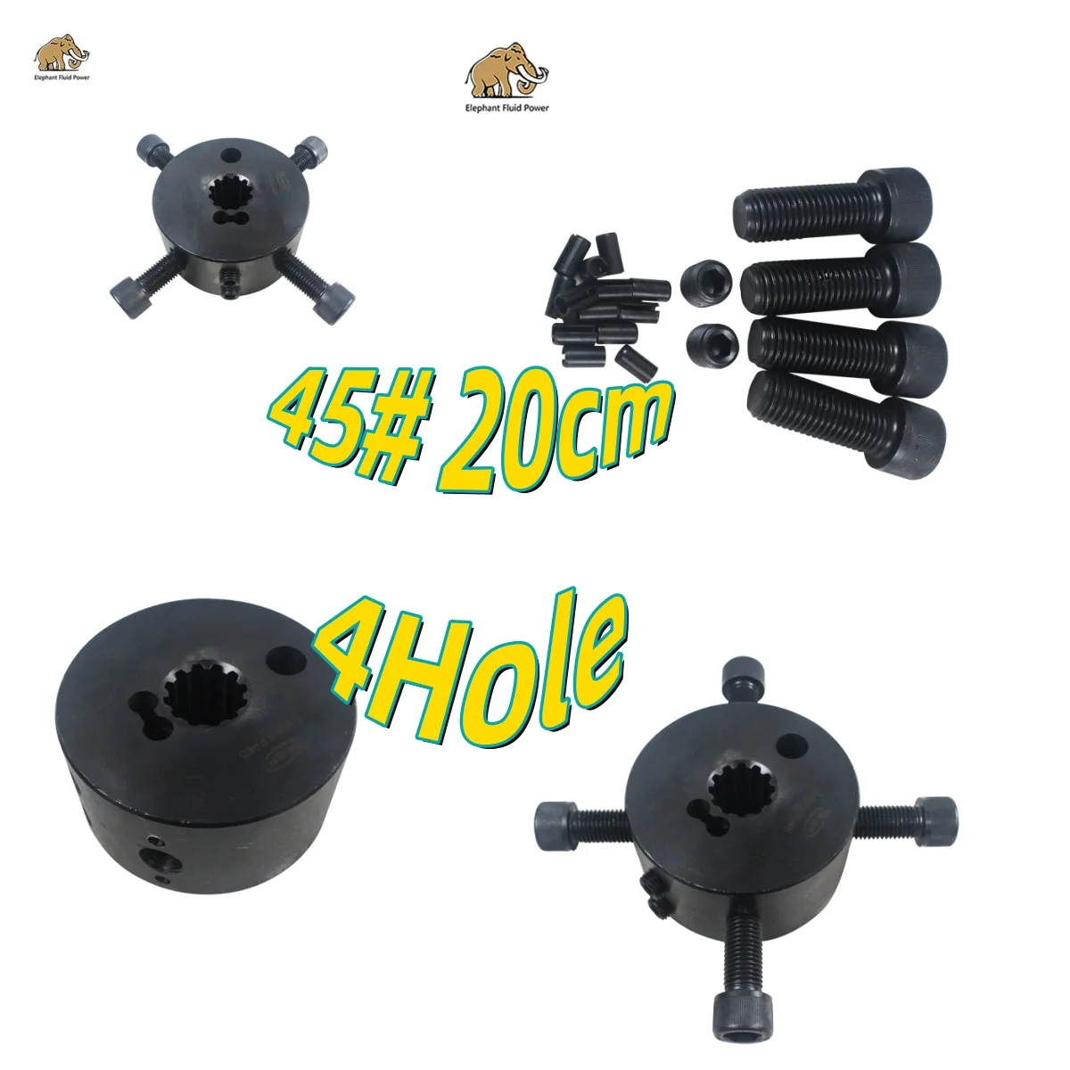 New Excavator Pump Spare Parts Rubber Coupling Spline 45# 20cm 4Hole 12T 125*35*31*65
New Excavator Pump Spare Parts Rubber Coupling Spline 45# 20cm 4Hole 12T 125*35*31*65