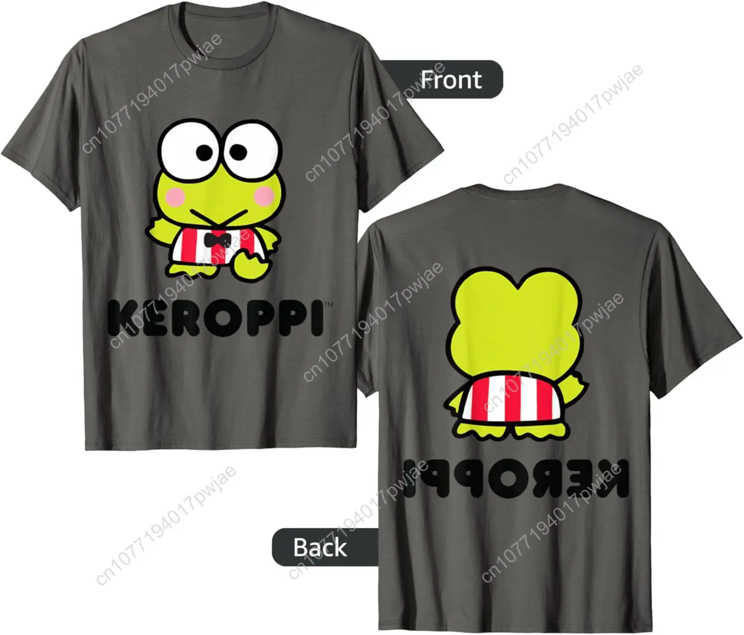 Sanrio Keroppi Character Front and Back T-Shirt Small
Sanrio Keroppi Character Front and Back T-Shirt Small