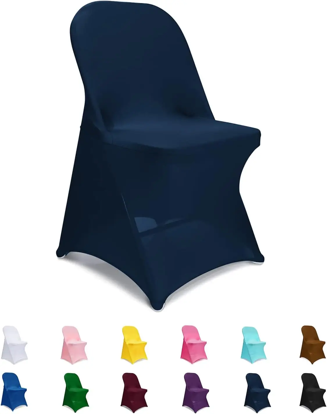 Folding Chair Covers Navy, Spandex Chair Slipcovers 12 Pcs, Universal Fitted Chair Slipcovers For Wedding, Party, Banquet,
Folding Chair Covers Navy, Spandex Chair Slipcovers 12 Pcs, Universal Fitted Chair Slipcovers For Wedding, Party, Banquet,