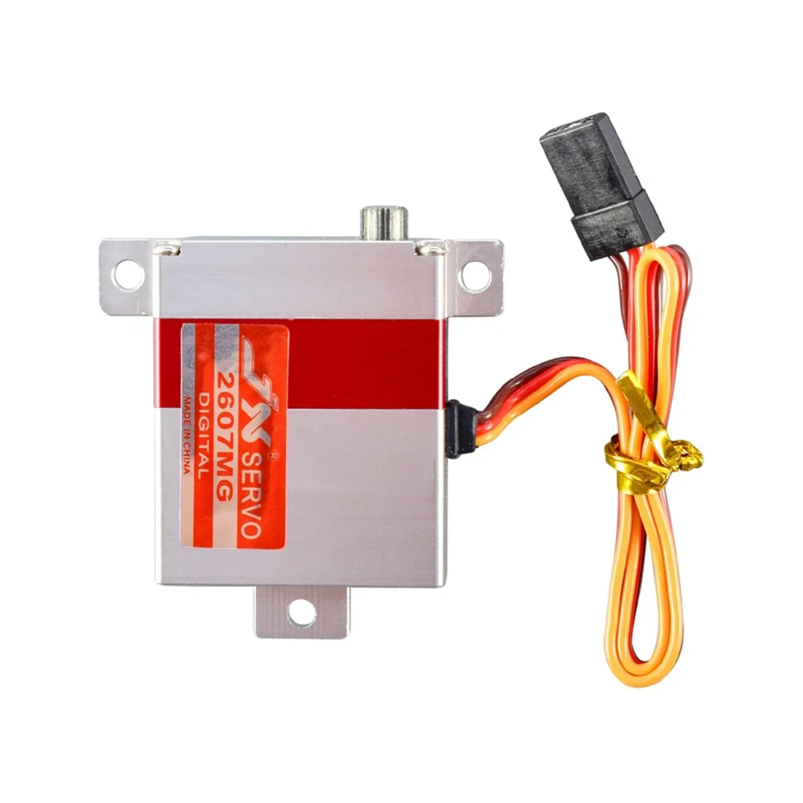 Цифровой сервопривод JX Servo PDI-2607MG в металлическом алюминиевом корпусе, 7.2 кг, 0.13 с, с двойным шарикоподшипником, для радиоуправляемых дронов и планеров
Цифровой сервопривод JX Servo PDI-2607MG в металлическом алюминиевом корпусе, 7.2 кг, 0.13 с, с двойным шарикоподшипником, для радиоуправляемых дронов и планеров