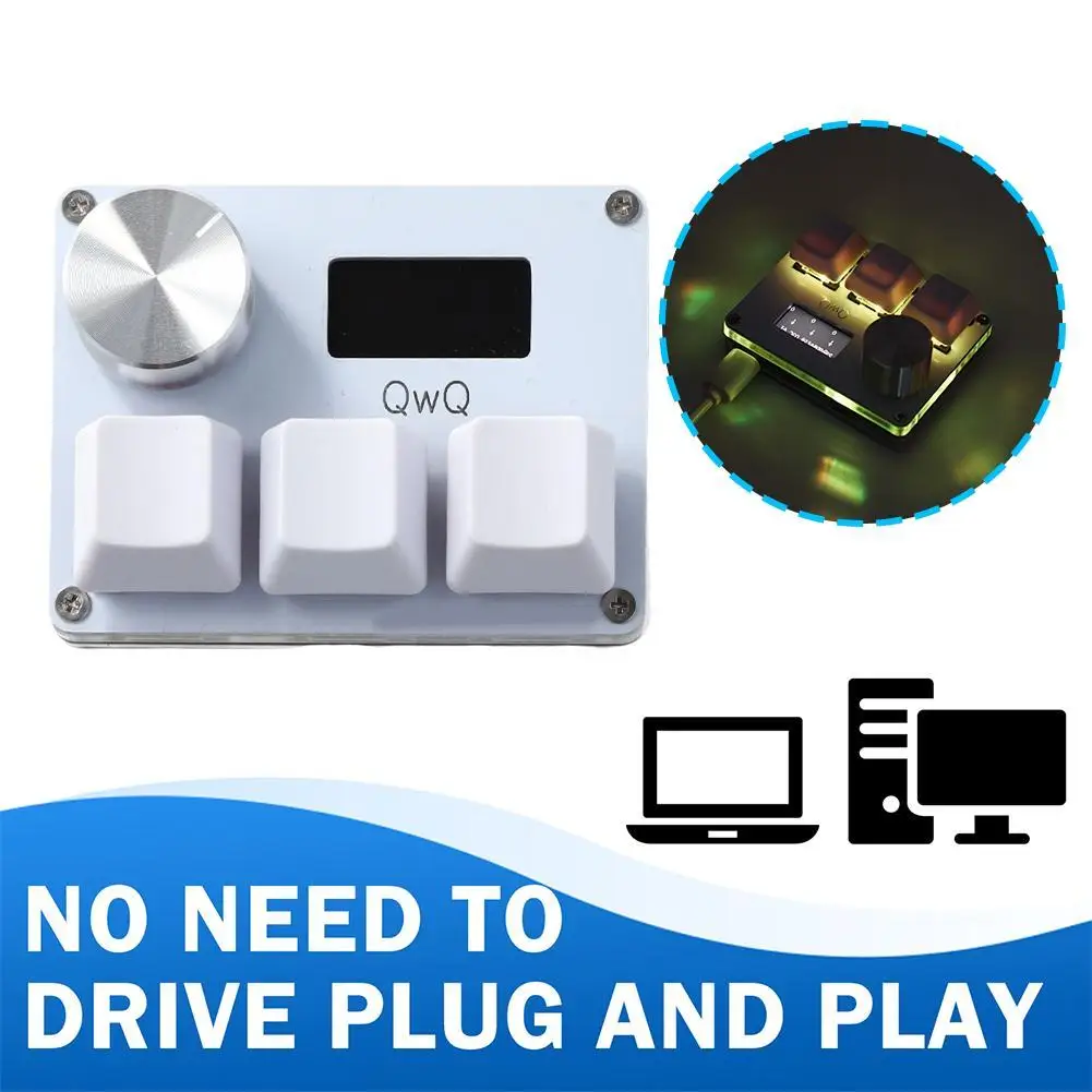 Mini USB Custom Keyboard IPS Color Screen Wired Custom Mechanical Keyboard for Desktop Notebook Keyboard Accessories
Mini USB Custom Keyboard IPS Color Screen Wired Custom Mechanical Keyboard for Desktop Notebook Keyboard Accessories