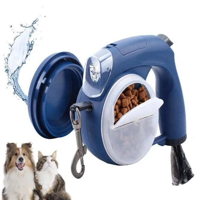 Hot sale Retractable Adjustable Multifunctional LED Night Walking Water Bowl Food Bowl Poop in One Pet Leash
Hot sale Retractable Adjustable Multifunctional LED Night Walking Water Bowl Food Bowl Poop in One Pet Leash
