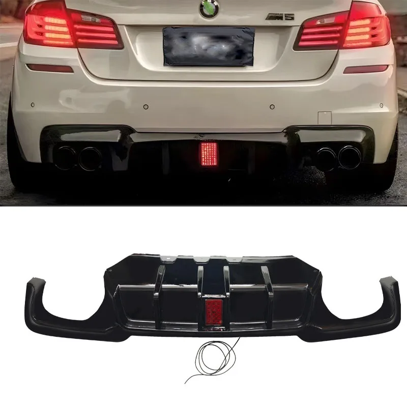 For BMW 5 Series F10 M-Sport 2011-2016 M5 Rear Bumper Diffuser Competition Style With LED Light Spoiler Splitter Body Kit Car
For BMW 5 Series F10 M-Sport 2011-2016 M5 Rear Bumper Diffuser Competition Style With LED Light Spoiler Splitter Body Kit Car