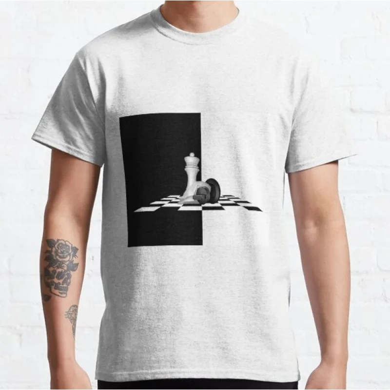 Chess Queen King Funny Chess Player Gift T shirt for man 100% cotton Large size Tops Game Graphic Print Clothes S-6XL
Chess Queen King Funny Chess Player Gift T shirt for man 100% cotton Large size Tops Game Graphic Print Clothes S-6XL