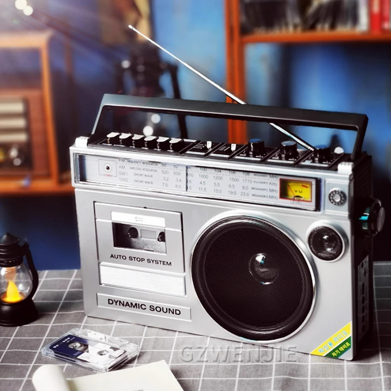 Cassette Playback Radio FM MW SW Radio Cassette Recorder with USB TF Player and Bluetooth Wireless Speaker Recorder Radio
Cassette Playback Radio FM MW SW Radio Cassette Recorder with USB TF Player and Bluetooth Wireless Speaker Recorder Radio