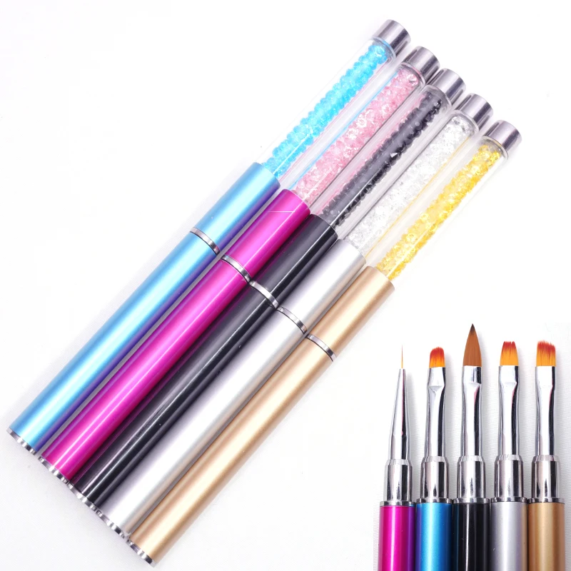 1PC Nails Art Brush Lines Stripe Flower Painting Drawing Pen Acrylic UV Gel Extension Grid Brush 3D Design Drawing Manicure Tool
1PC Nails Art Brush Lines Stripe Flower Painting Drawing Pen Acrylic UV Gel Extension Grid Brush 3D Design Drawing Manicure Tool
