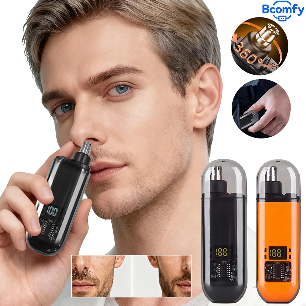 Электрический триммер для волос в ушах и носу 2 в 1, портативный безболезненный триммер для носа, перезаряжаемый, простой в эксплуатации триммер для волос в носу для мужчин
Электрический триммер для волос в ушах и носу 2 в 1, портативный безболезненный триммер для носа, перезаряжаемый, простой в эксплуатации триммер для волос в носу для мужчин