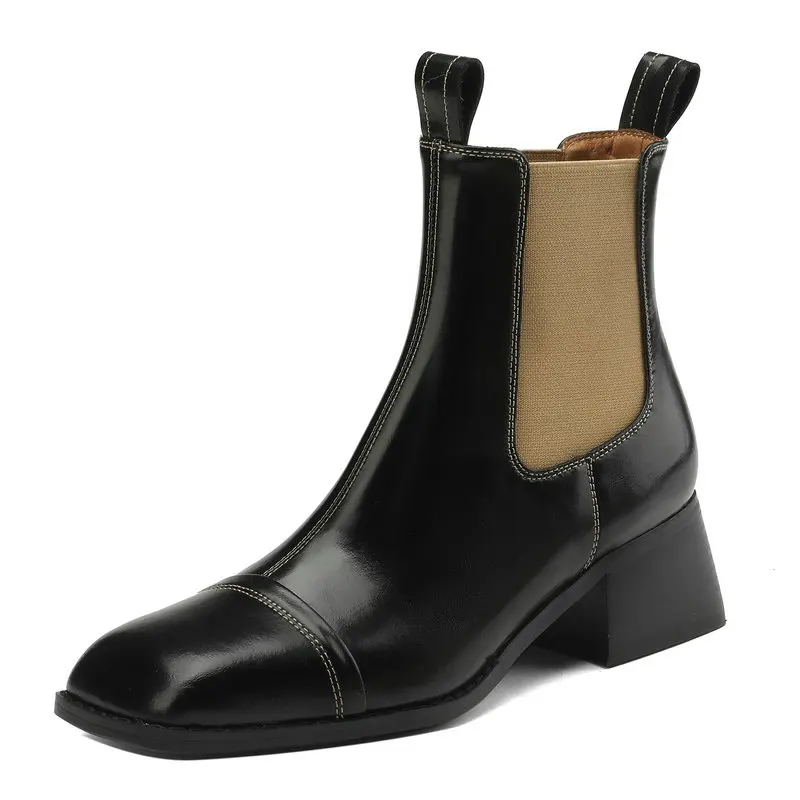 2024 Fashion Women Ankle Boots Autumn Winter Casual High Heel Square Toe Genuine Leather Slip On Shoes Woman Size 34-42
2024 Fashion Women Ankle Boots Autumn Winter Casual High Heel Square Toe Genuine Leather Slip On Shoes Woman Size 34-42