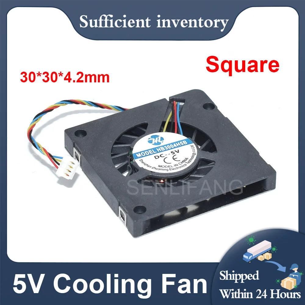 New 3004 3003 Miniature 30mm DC5V 4Pin Cooling Fan HB3004H5S HB3004H5B High Speed Rotation PWM Hydraulic Turbo Blower
New 3004 3003 Miniature 30mm DC5V 4Pin Cooling Fan HB3004H5S HB3004H5B High Speed Rotation PWM Hydraulic Turbo Blower
