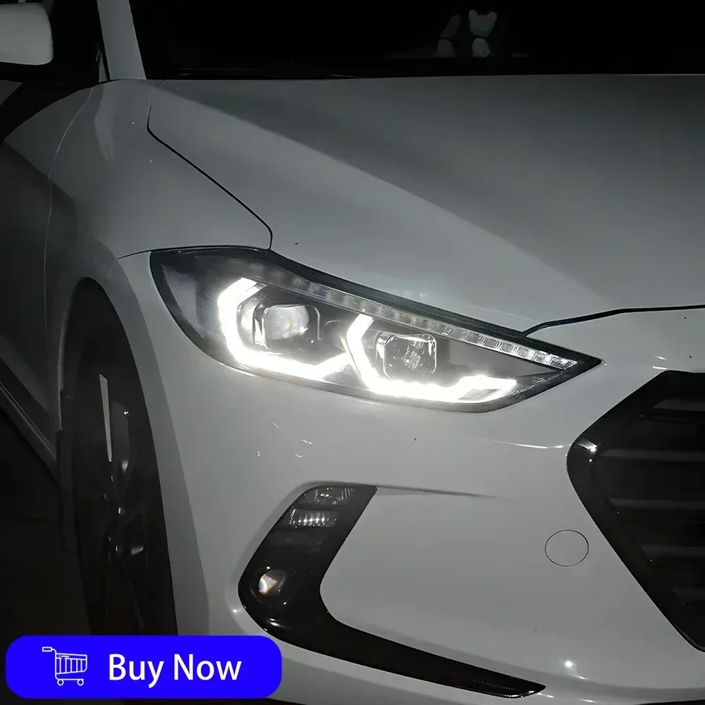For Hyundai Elantra 2016-2020 Car Front Lamps LED Auto Headlights Assembly Upgrade BMW Style 2 Projector Lens Tool Accessories
For Hyundai Elantra 2016-2020 Car Front Lamps LED Auto Headlights Assembly Upgrade BMW Style 2 Projector Lens Tool Accessories