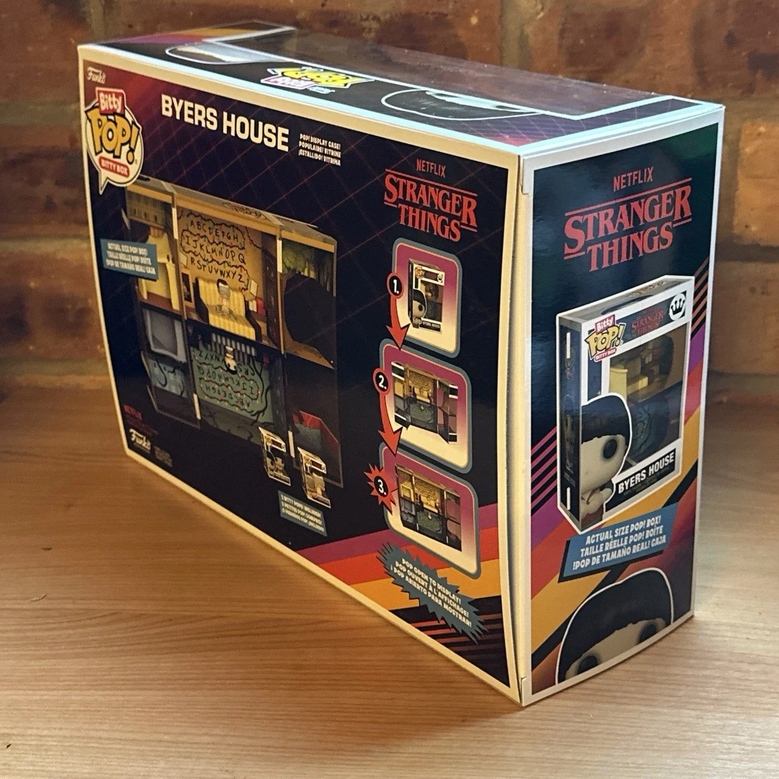 Stranger Things Figure Bitty Pop Bitty Box Byers House Scenario Design Action Figures Funko Collectible Limited Edition Toy Gift
Stranger Things Figure Bitty Pop Bitty Box Byers House Scenario Design Action Figures Funko Collectible Limited Edition Toy Gift