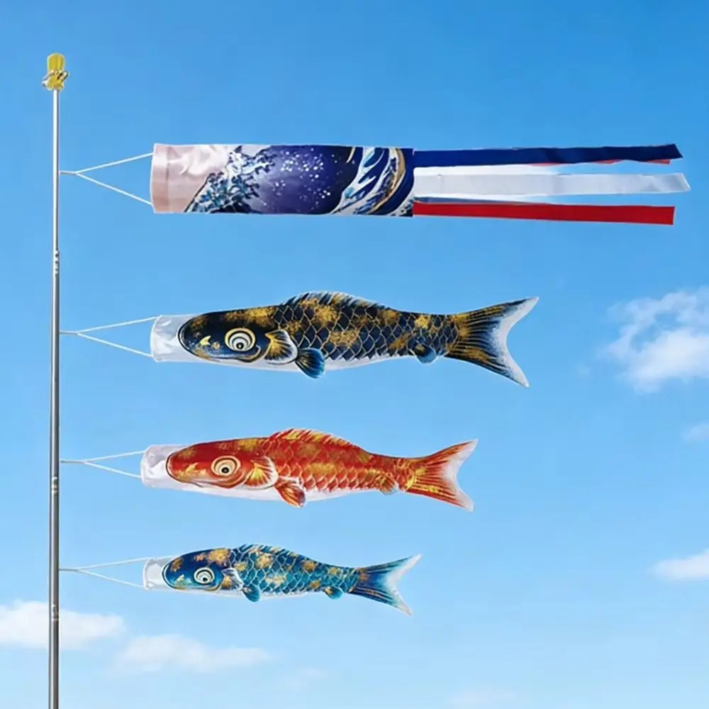 Light Weight 70CM Carp Windsock Flag Japanese Style Colorful Carp Streamer Wind Chimes Hanging Decorations Hanging Decorations
Light Weight 70CM Carp Windsock Flag Japanese Style Colorful Carp Streamer Wind Chimes Hanging Decorations Hanging Decorations
