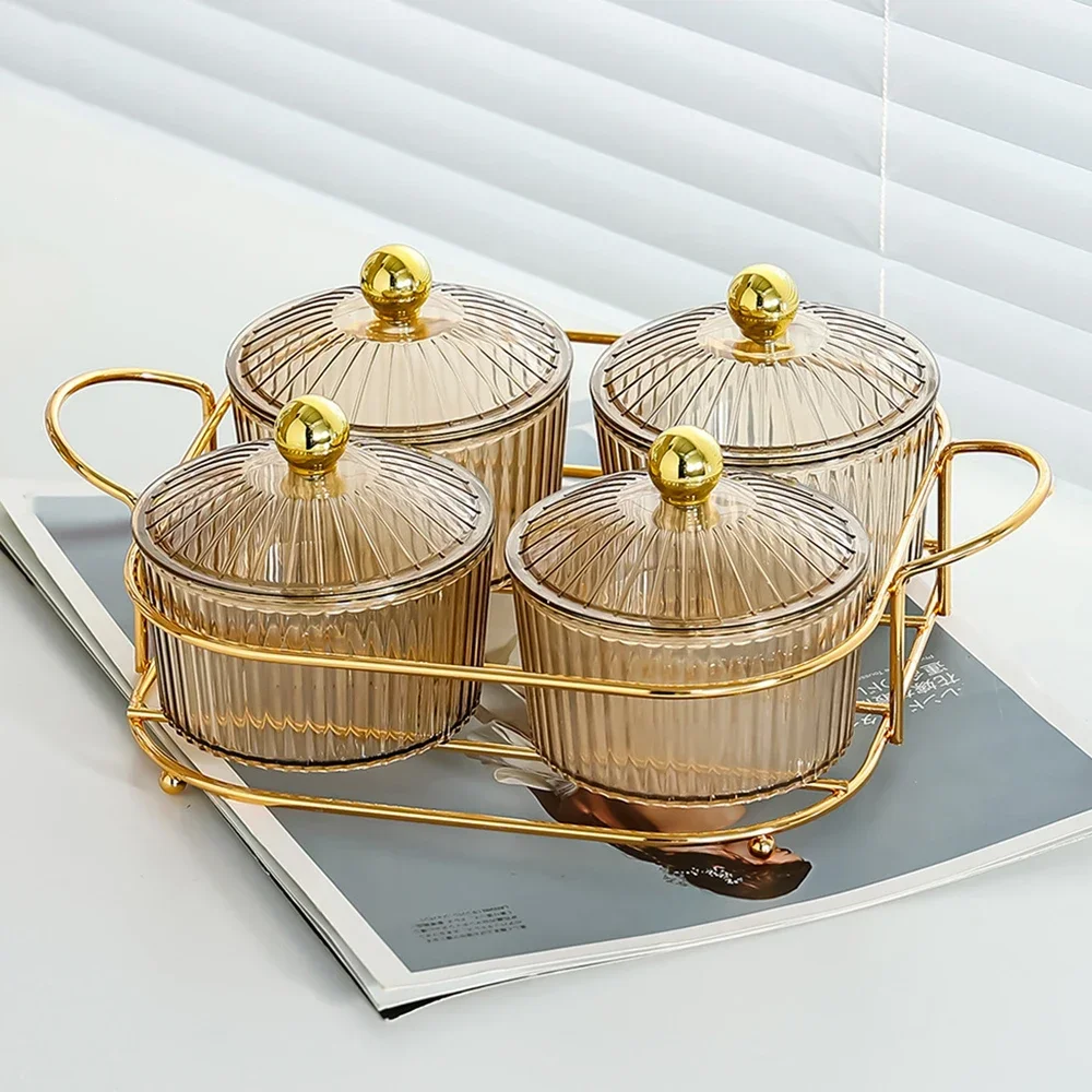 4 Grids Amber Dried Fruit Salad Plate Snack Dishes Dessert Seasoning Jar Dish Grid Food Storage Preserved Tray Box Lid Bowl
4 Grids Amber Dried Fruit Salad Plate Snack Dishes Dessert Seasoning Jar Dish Grid Food Storage Preserved Tray Box Lid Bowl