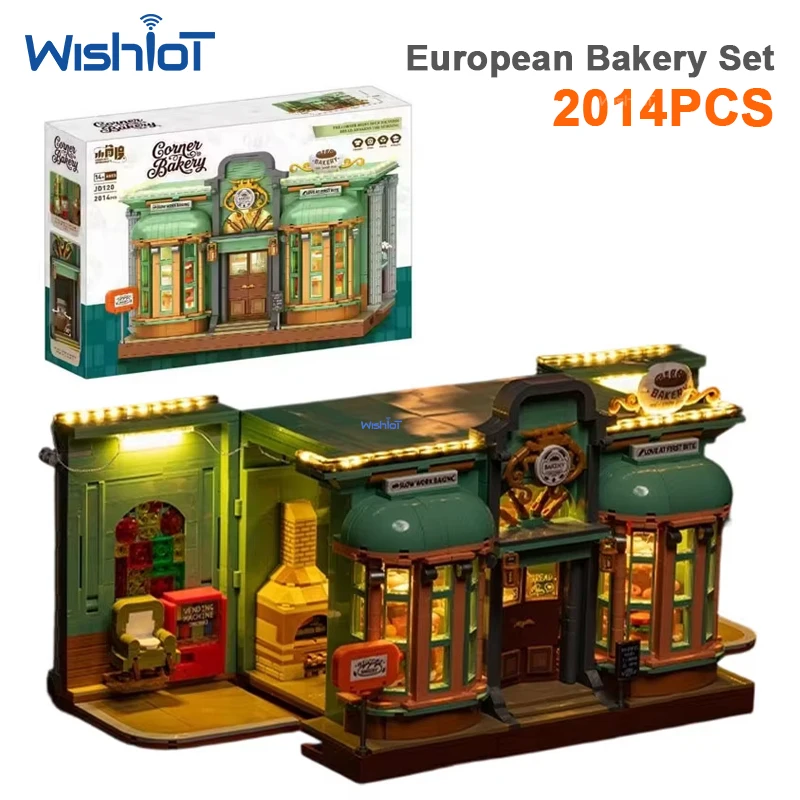 JD120 2014pcs Bakery House Building Blocks Set With Led Lights Educational Construction Bricks For Girls Creative Gift
JD120 2014pcs Bakery House Building Blocks Set With Led Lights Educational Construction Bricks For Girls Creative Gift