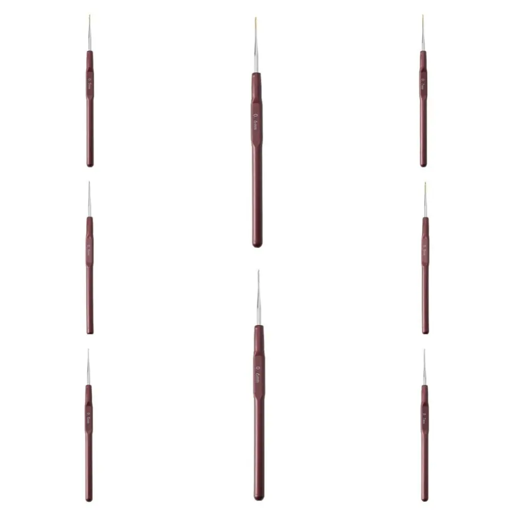 Knitting Hook Needle Sewing Tools Plastic Metal Crochet Hooks 0.5Mm 0.6Mm 0.7Mm 0.8Mm Hair Extension Micro Hook DIY
Knitting Hook Needle Sewing Tools Plastic Metal Crochet Hooks 0.5Mm 0.6Mm 0.7Mm 0.8Mm Hair Extension Micro Hook DIY