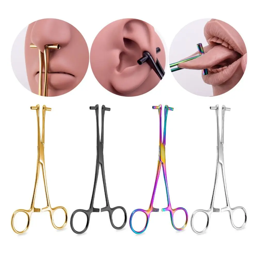 Body Jewelry Tool Stainless Steel Piercing Clamp Piercing Tools Puncture Tool Disposable Professional Tool Tweezers
Body Jewelry Tool Stainless Steel Piercing Clamp Piercing Tools Puncture Tool Disposable Professional Tool Tweezers