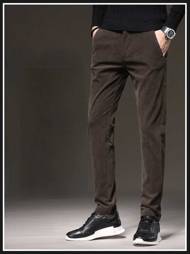 Casual Pants Men Classic Style 2022 New Fashion Business Cotton Baggy Corduroy Elastic Straight Formal Trousers Male Z251
Casual Pants Men Classic Style 2022 New Fashion Business Cotton Baggy Corduroy Elastic Straight Formal Trousers Male Z251