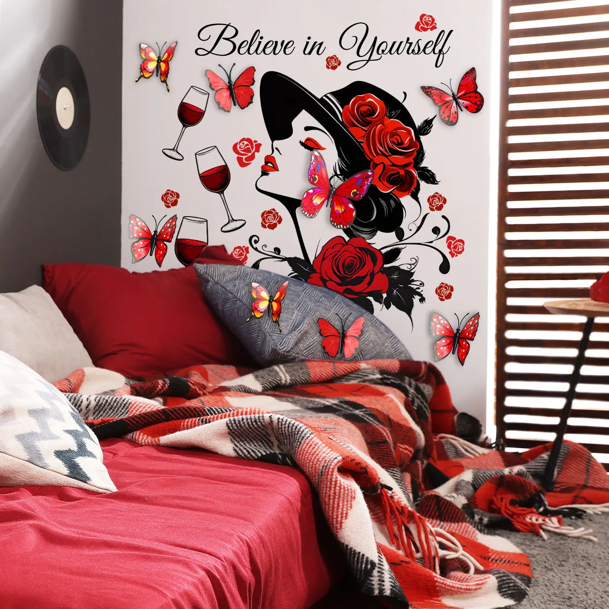 Girl Inspirational Phrase Wall Sticker Room Decoration Self-adhesive Wall Sticker Three-dimensional Butterfly Sticker
Girl Inspirational Phrase Wall Sticker Room Decoration Self-adhesive Wall Sticker Three-dimensional Butterfly Sticker
