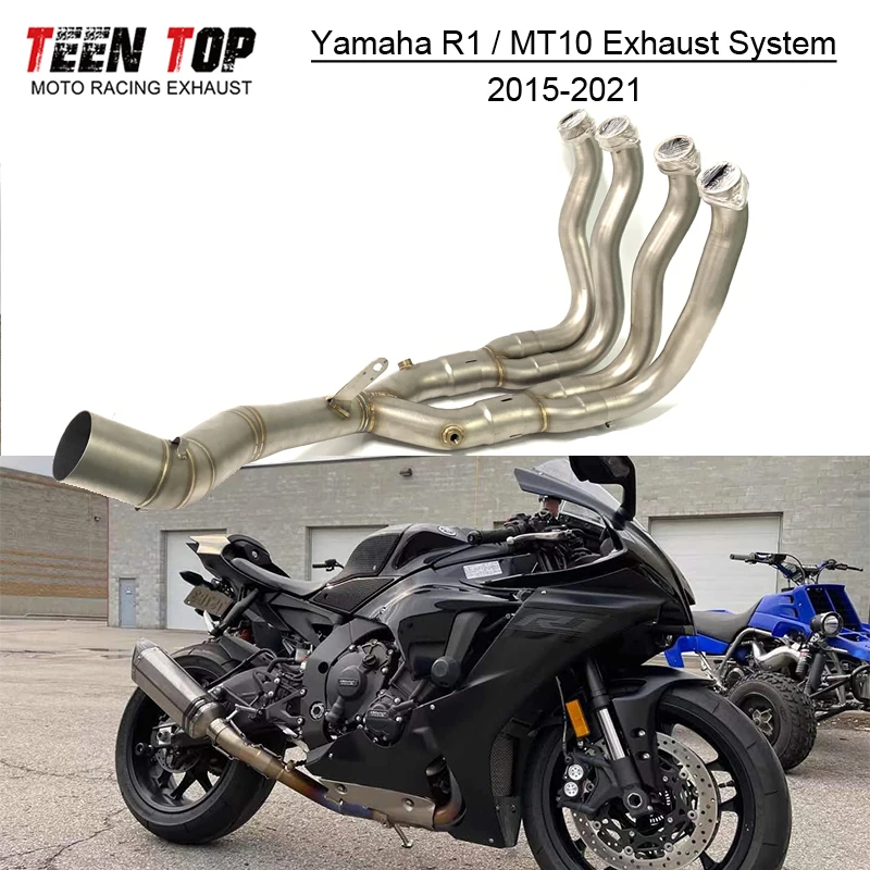 For Yamaha R1 MT10 Exhaust Pipe 2015-2019 Full Exhaust Pipe System Motorcycle Muffler 60.5MM YZF-R1 MT 10 Front Header Tube
For Yamaha R1 MT10 Exhaust Pipe 2015-2019 Full Exhaust Pipe System Motorcycle Muffler 60.5MM YZF-R1 MT 10 Front Header Tube