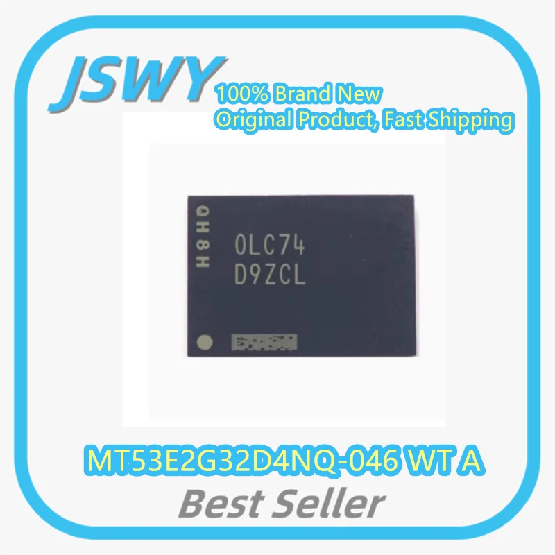 (1/50 piece) MT53E2G32D4NQ-046 WT:A, D9ZCL, BGA200 8G. Brand new and original per chip.
(1/50 piece) MT53E2G32D4NQ-046 WT:A, D9ZCL, BGA200 8G. Brand new and original per chip.