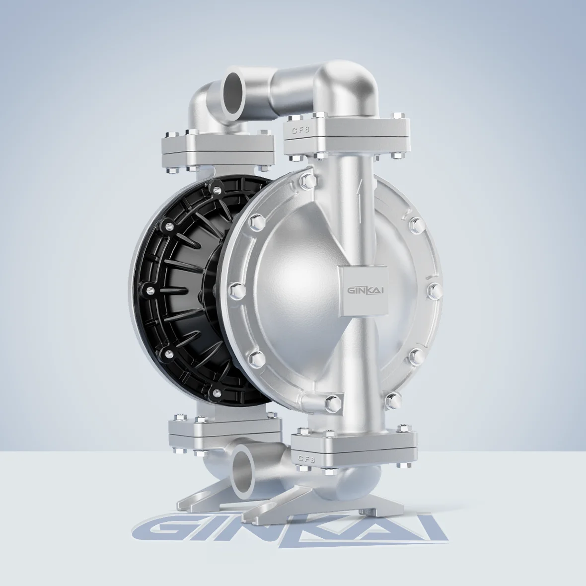 1 1/2" Stainless Steel 304/316/316L Pneumatic Diaphragm Pump High Quality Chemical Pump With PTFE Diaphragm
1 1/2" Stainless Steel 304/316/316L Pneumatic Diaphragm Pump High Quality Chemical Pump With PTFE Diaphragm