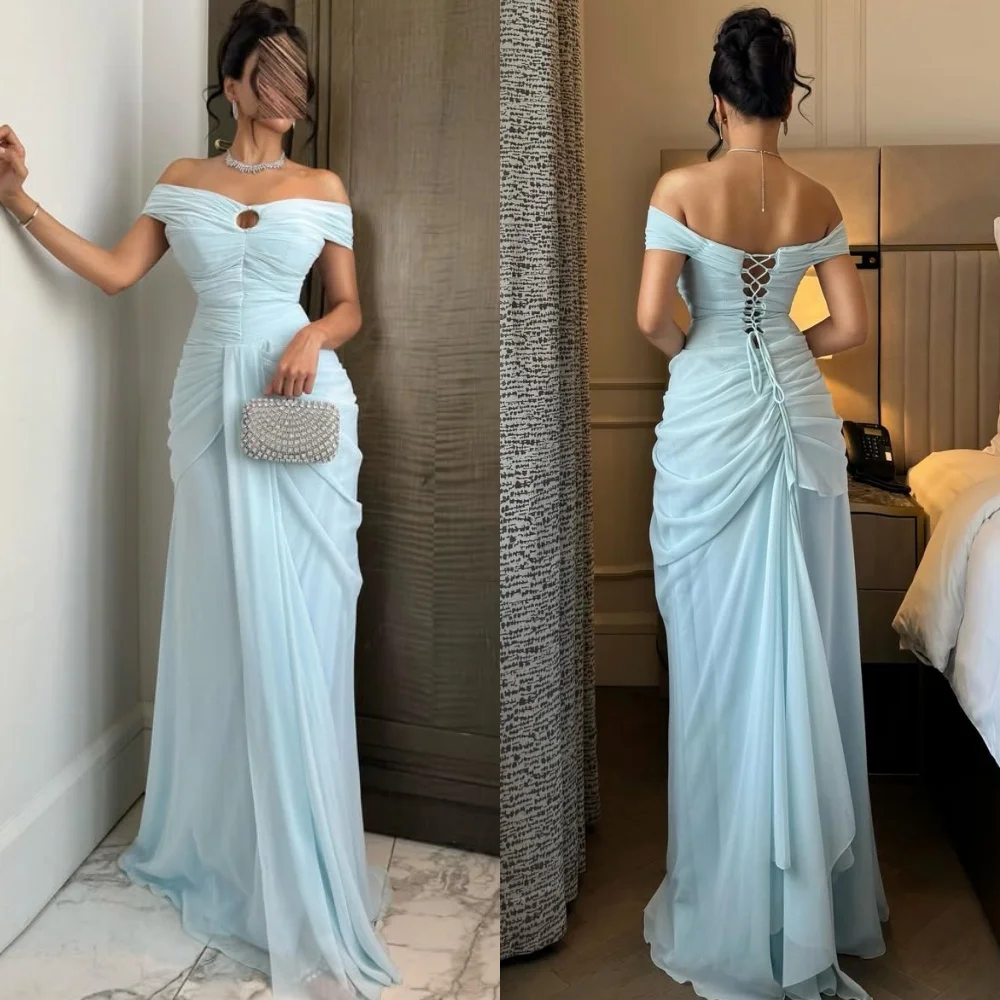 Customized High Quality Classic Chiffon Pleat Ruched Straight Off-the-shoulder Long Dresses Bespoke Occasion Dresses Matching
Customized High Quality Classic Chiffon Pleat Ruched Straight Off-the-shoulder Long Dresses Bespoke Occasion Dresses Matching