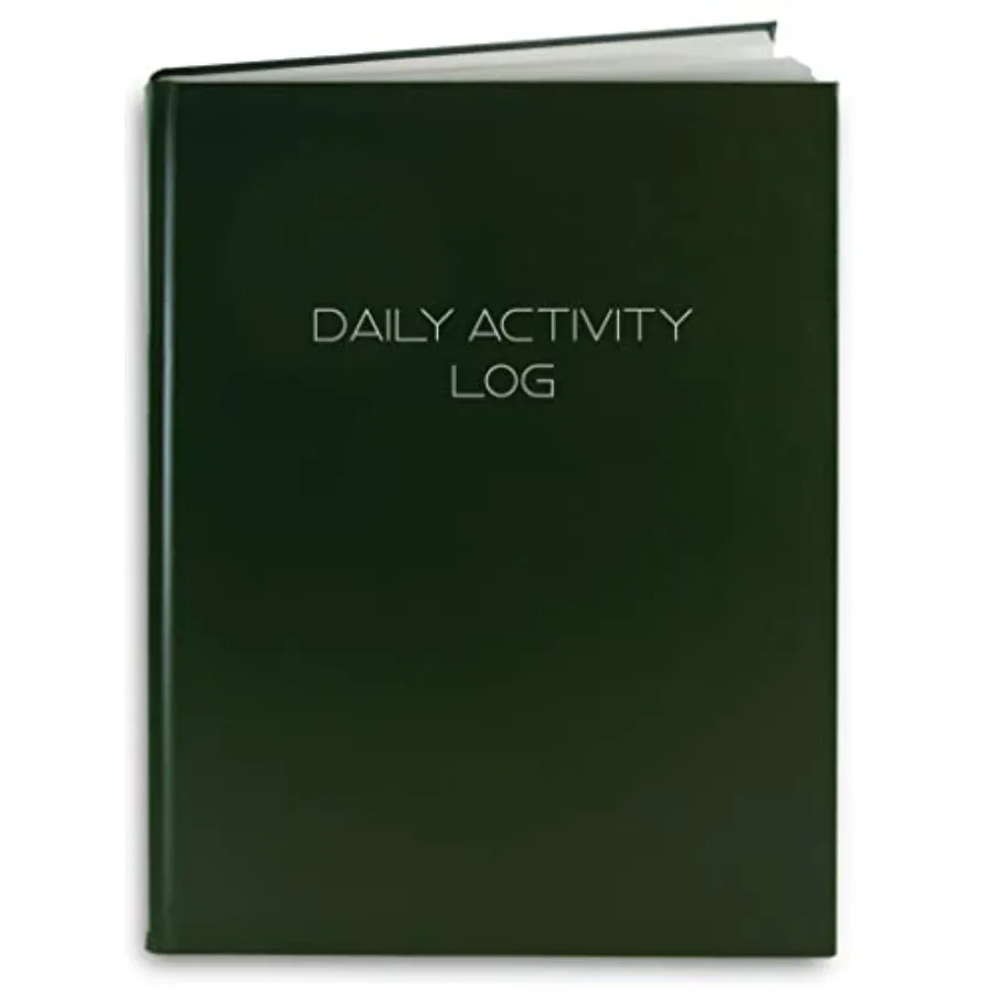 Daily Activity Log Book/ 365 Day Logbook 384 Pages / 365 Page Diary, Cover, Section Sewn Hardbound, 8 7/8'' x 11 1/4'' (Made in
Daily Activity Log Book/ 365 Day Logbook 384 Pages / 365 Page Diary, Cover, Section Sewn Hardbound, 8 7/8'' x 11 1/4'' (Made in