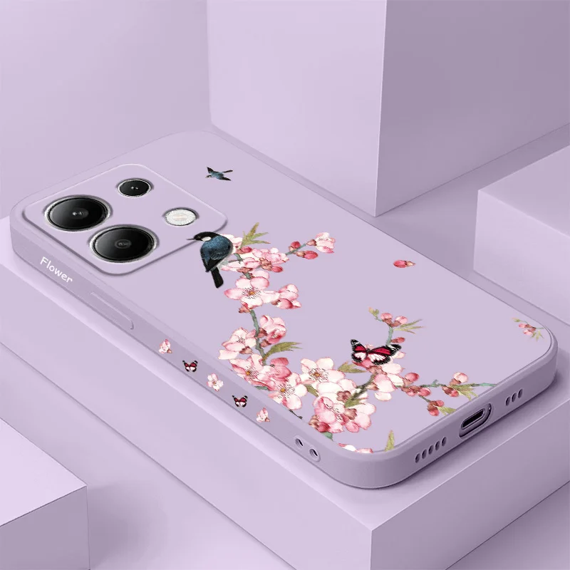 Peach Butterfly Phone Case For Xiaomi Redmi Note 14 13 12 12S 11 11S 10 10S 9 9S 14C Pro Plus 4G 5G Liquid Silicone Cover
Peach Butterfly Phone Case For Xiaomi Redmi Note 14 13 12 12S 11 11S 10 10S 9 9S 14C Pro Plus 4G 5G Liquid Silicone Cover