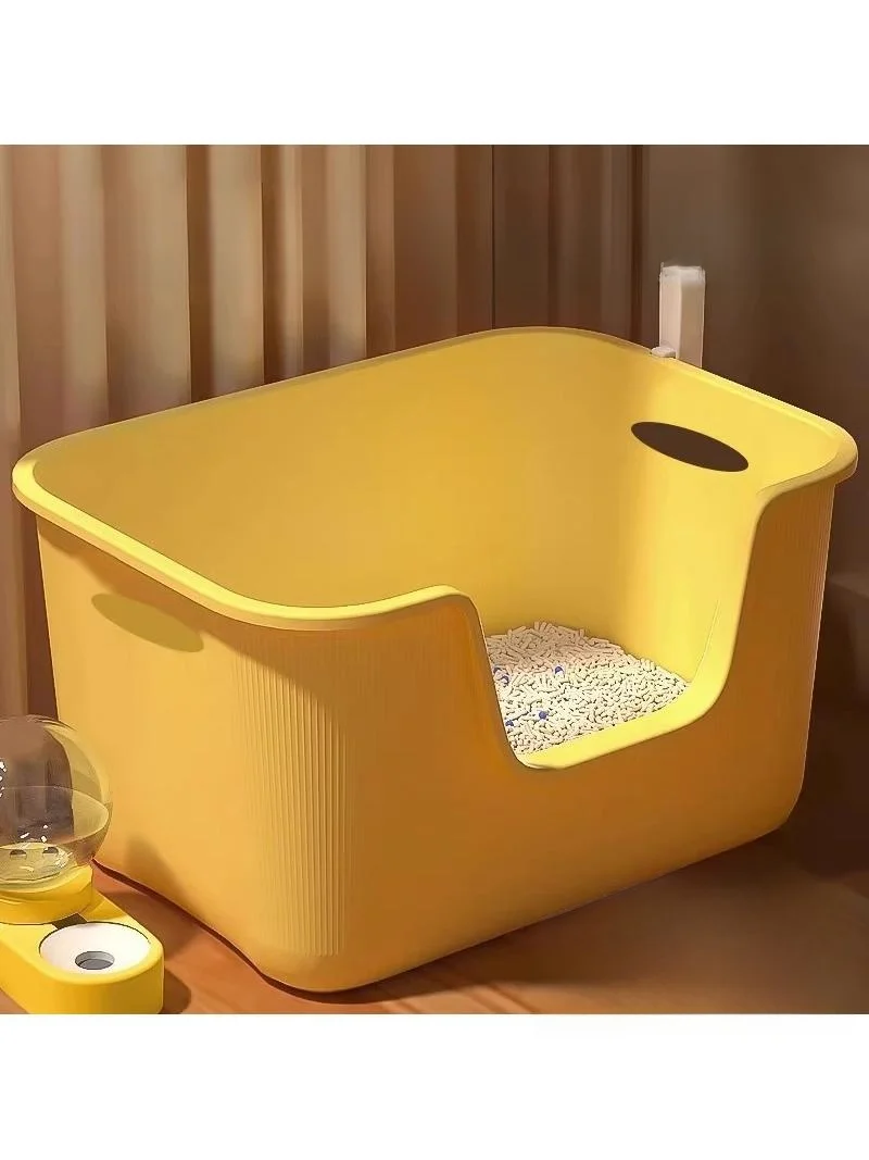Extra Large Thickened Litter Box Full Open Half Enclosed Maine Coon Litter Box Splash Proof Poop Pan Supplies
Extra Large Thickened Litter Box Full Open Half Enclosed Maine Coon Litter Box Splash Proof Poop Pan Supplies