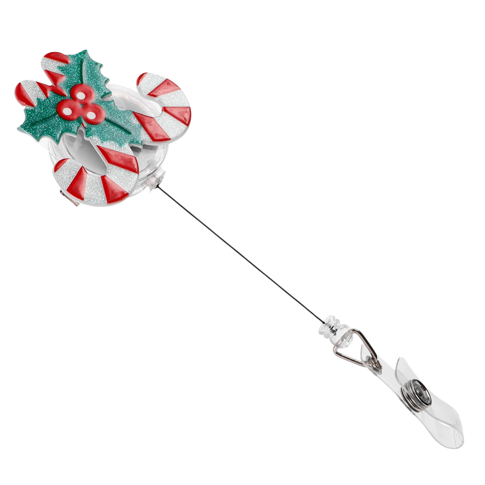 Retractable Badge Holder Clip ID Card Reel Rotating Design Secure Attachment Adjustable Length Badge Reel Holiday Key Card
Retractable Badge Holder Clip ID Card Reel Rotating Design Secure Attachment Adjustable Length Badge Reel Holiday Key Card