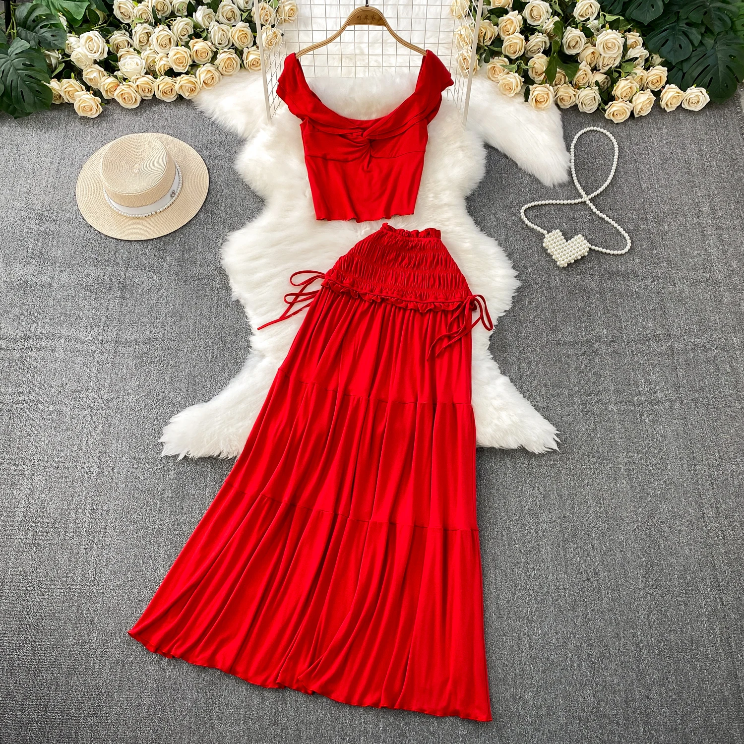 Elegant Vintage Draw String square neck A-line French Evening Women Beach dress High Street Clothing dresses
Elegant Vintage Draw String square neck A-line French Evening Women Beach dress High Street Clothing dresses