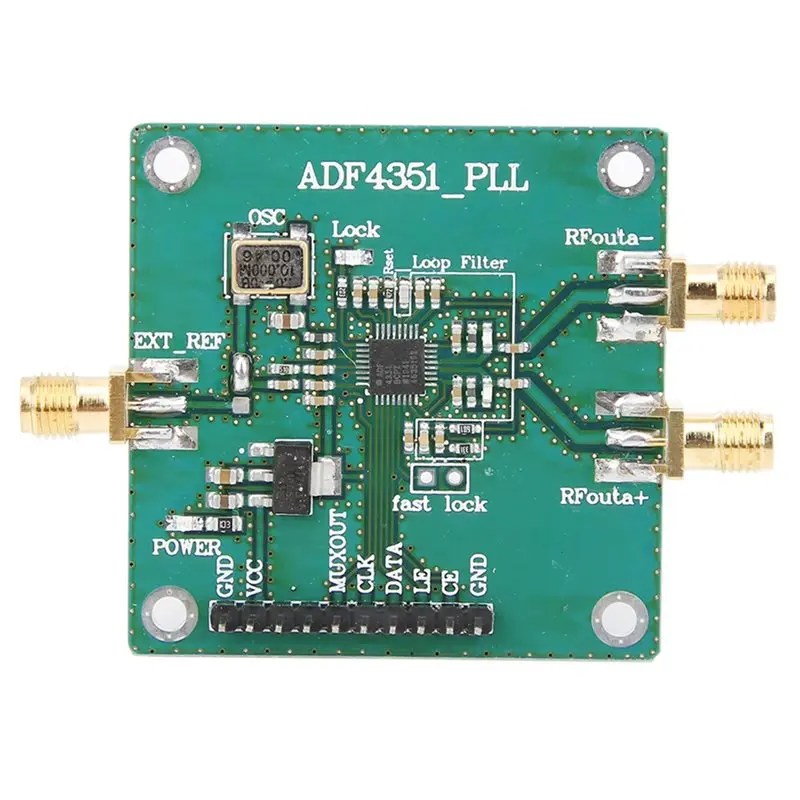 Плата разработки ADF4351: Источник радиочастотного сигнала AS95-35M-4.4ГГц ADF4351-PLL с фазовым усилителем и синтезатором частоты
Плата разработки ADF4351: Источник радиочастотного сигнала AS95-35M-4.4ГГц ADF4351-PLL с фазовым усилителем и синтезатором частоты