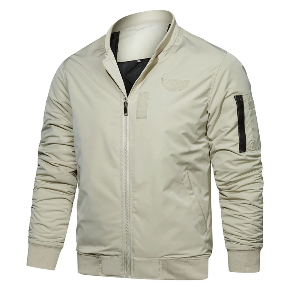 Nice Quality Bomber Solid Slim Casual Jacket Men Spring Autumn Outerwear Sportswear Mens Jackets for Male Coats
Nice Quality Bomber Solid Slim Casual Jacket Men Spring Autumn Outerwear Sportswear Mens Jackets for Male Coats