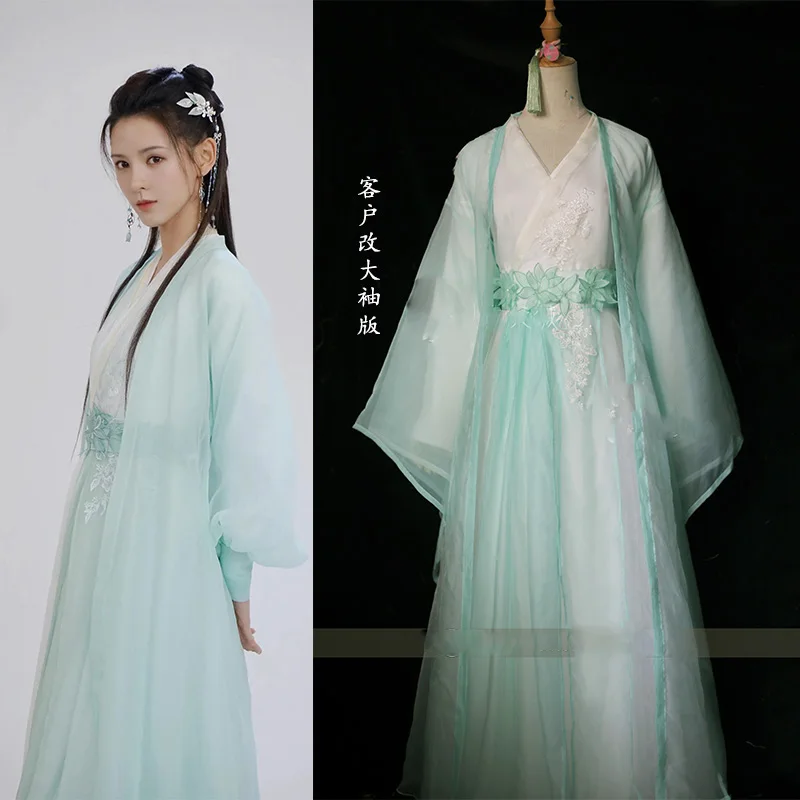 YMDQ Multiple Designs Swordlady Fairy Princess Top Quality Chiffon Silk Costume Cosplay Hanfu Photography Stage Drama Outfit
YMDQ Multiple Designs Swordlady Fairy Princess Top Quality Chiffon Silk Costume Cosplay Hanfu Photography Stage Drama Outfit