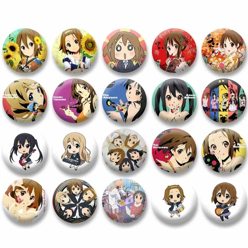Cute Cartoon K-On Round Brooch Creative Anime Characters Yui Hirasawa Azusa Nakano Badge Accessories Bag Clothes Lapel Pin Gifts
Cute Cartoon K-On Round Brooch Creative Anime Characters Yui Hirasawa Azusa Nakano Badge Accessories Bag Clothes Lapel Pin Gifts
