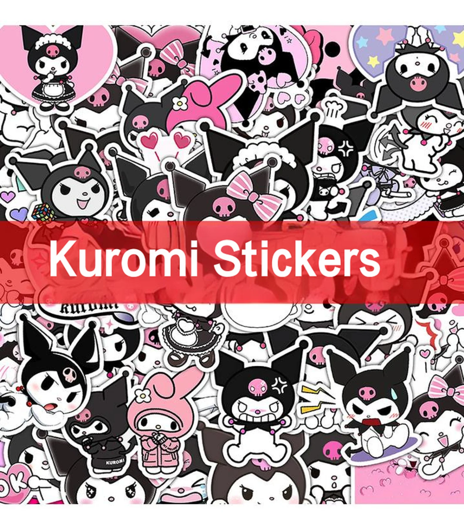 50PCS Kuromi Cute Stickers Kawaii Girls Decals Waterproof Graffiti Notebook Phone Laptop Kawaii Sticker Toys
50PCS Kuromi Cute Stickers Kawaii Girls Decals Waterproof Graffiti Notebook Phone Laptop Kawaii Sticker Toys