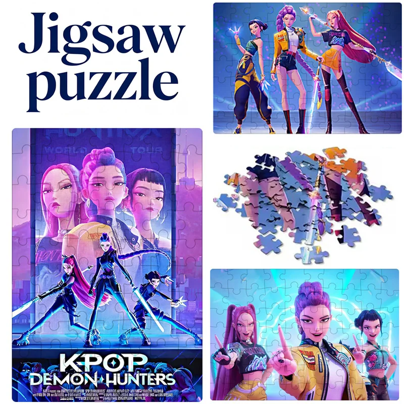 Kpop Demon Hunters 3D Jigsaw puzzle Board Game Rumi Mira Zoey Huntrix Character Puzzle Collectible Kids Toys Birthday X-mas Gift
Kpop Demon Hunters 3D Jigsaw puzzle Board Game Rumi Mira Zoey Huntrix Character Puzzle Collectible Kids Toys Birthday X-mas Gift
